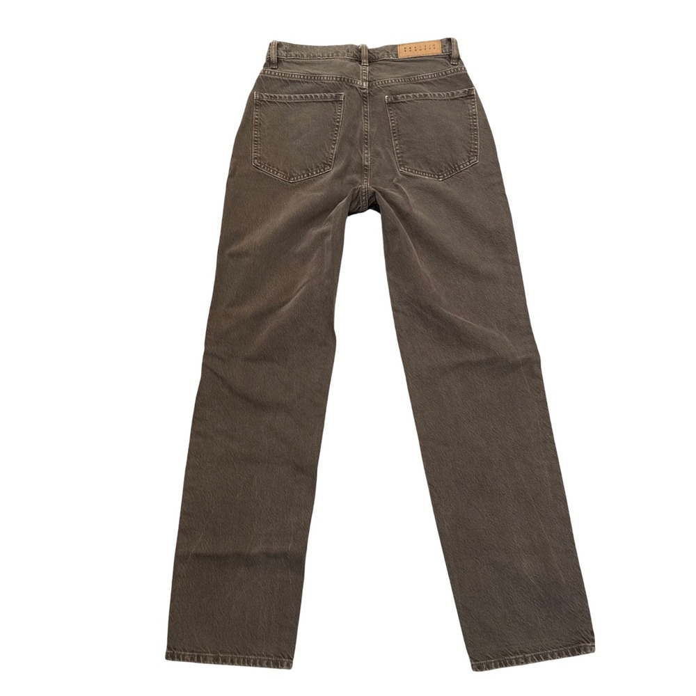 PacSun Womens High Waisted vintage Straight Leg Denim Jeans Button Fly Size 26